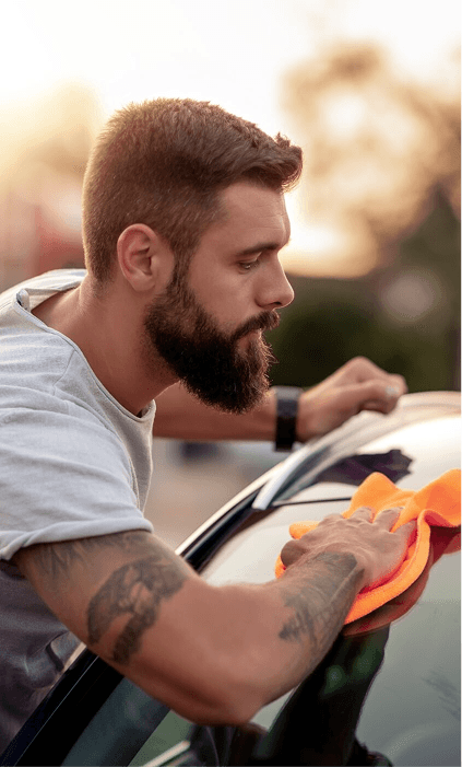Service provider wiping window